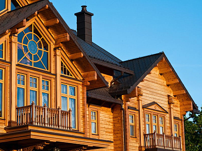 Дом из бревна