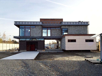 Дом из пеноблока